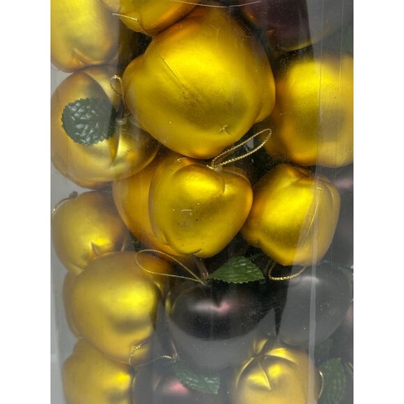 Trim A Home 60-Pc Shatterproof Apple Ornaments Assortment | Holiday Décor K-Mart - Picture 9 of 10